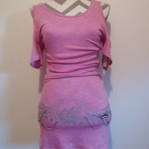 Cold Shoulder Apple Bottom red dress size small